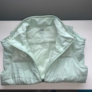 North Face Medium Vest Aqua Green Good Condition